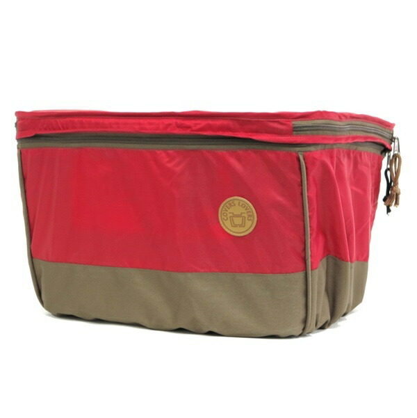 COVERS LOVERS Two-Tier Front Basket Cover (for Assist Angle Baskets) Red