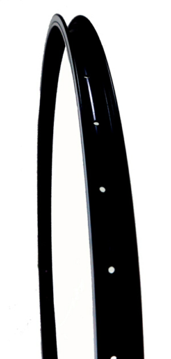 Aluminum rim 1 piece 26x1.50 (black rim)