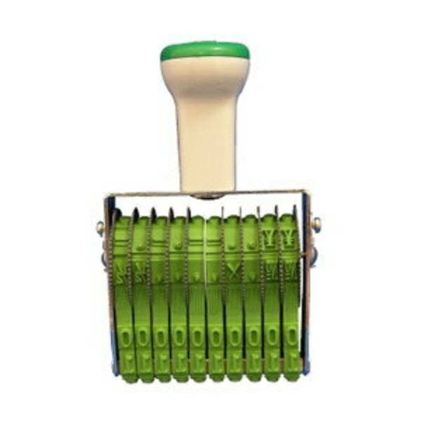 Sunbee Stamp Rotary Stamp Techno Touch Latin 10-Character Set Mincho Type 3 TK-310