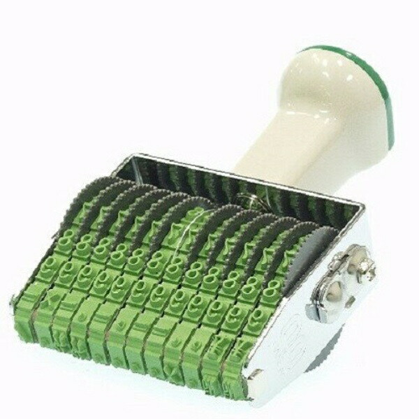 Sunbee Stamp Rotary Stamp Techno Touch Latin 12-Character Mincho Type 4 TK-412