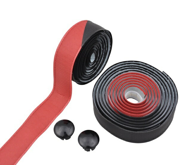 NOGUCHI Bicycle Bar Tape [STICKY BAR TAPE] Black/Red Sticky Bar Tape Left & Right Set NBT-006 Small