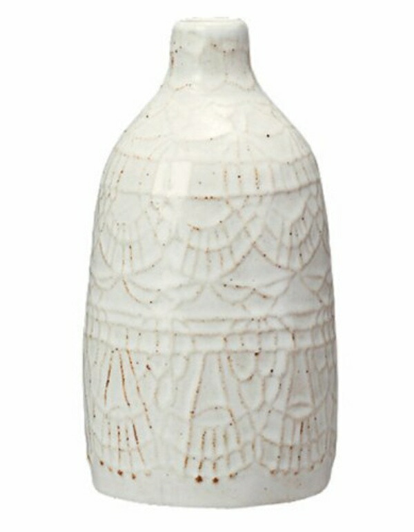 Saikai Pottery Hasami Ware “Doily” Vase (S) 46267 Single-Stem Vase (S) Φ6×11.5cm