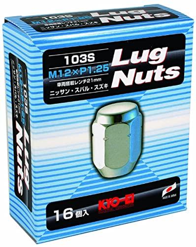 KYO-EI (Kyoei Industries) Lag Nut [ Quantity: 16 pcs. per pack ] [ Bag Type 21HEX ] M12 x P1.25 103S-16P