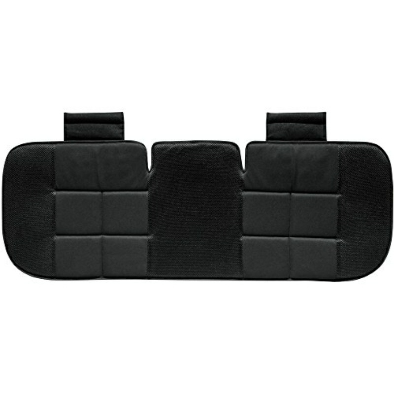 BONFORM Triple Cushion Bamboo Charcoal Plain Black 45×125cm 5340-05-08