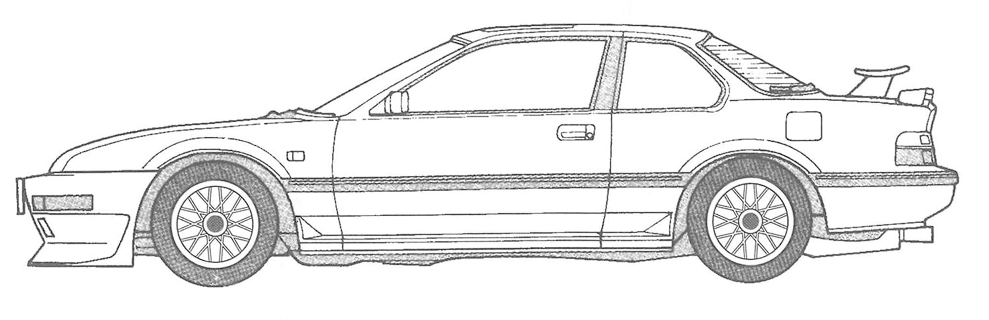 Fujimi Models 1/24 Scale Inch-Up Series No.303 Honda F-Relyute 2.0Si (Tuned Version) ID-303