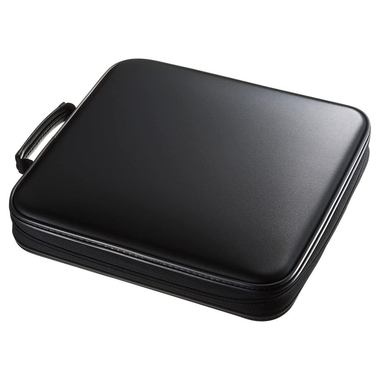 Sanwa Supply DVD/CD Semi-Hard Case (160-Disc Capacity, Black) FCD-WL160BK