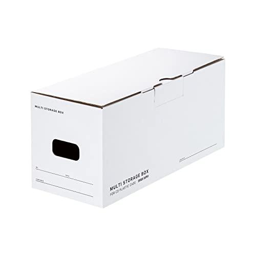 Sanwa Supply Multi-Storage Box Case (5-Pack, for CD Plastic Cases) FCD-MT5W White Free