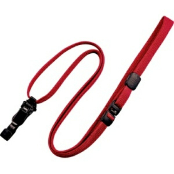 Open Industry Loop Clip Name Tag Strap Neck Strap Cord String Detachable 10-Pack Red NX-8-RD