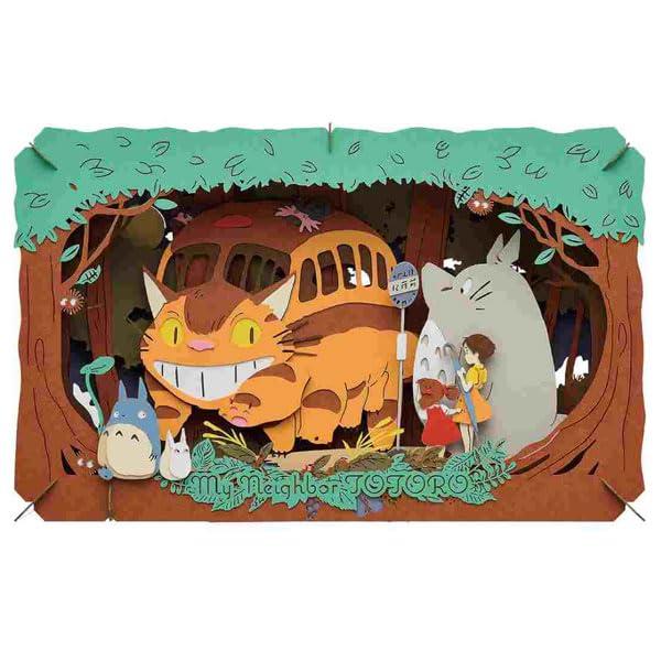 Paper Theater: My Neighbor Totoro PT-L18X Catbus Arrival