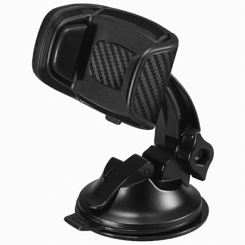 CARMATE Car Mount Smartphone Holder Dashboard Mount Carbon-Style H123×W88×D88(mm) DZ519
