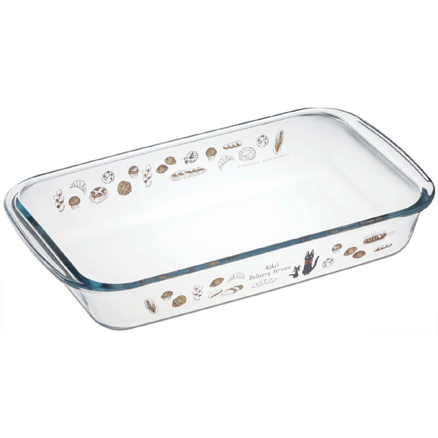 Skater Heat-Resistant Glass Dish, Oven and Microwave Safe, 1500ml, Kiki's Delivery Service, Studio Ghibli, GCD2-A