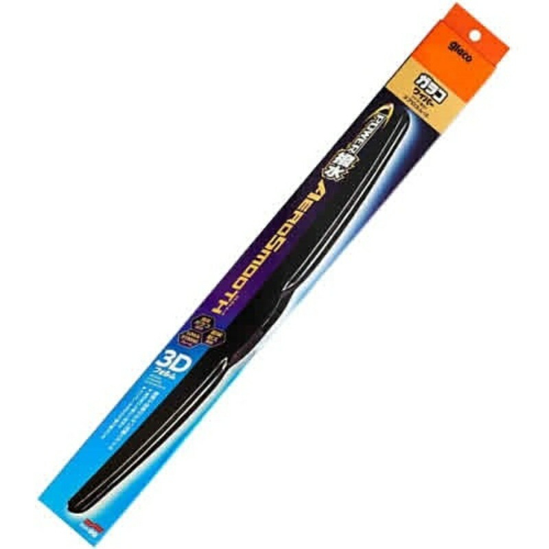 SOFT99 glaco Wiper Blade glaco Wiper Power Water Repellent Aero Smooth PM-7 Automotive Wiper Blade Length: 450mm Water Repellent Type Replaceable Rubber Compatible with Power Water Repellent Replacement Rubber Part No. 705357