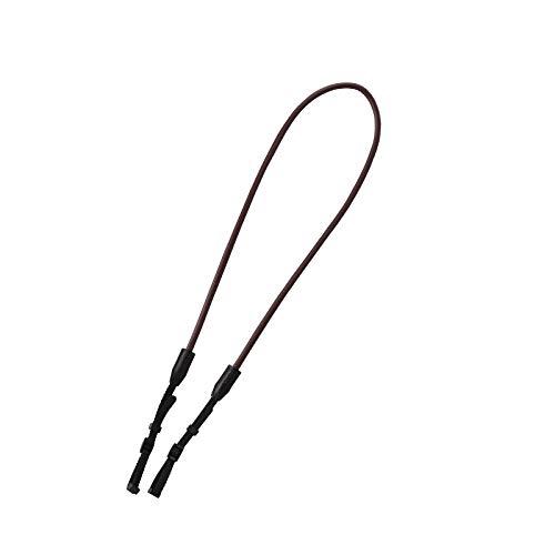 Etsumi Camera Strap Rope Strap for DSLR/Mirrorless Cameras Genuine Leather-Style Neck Strap Crossbody Strap Adjustable Length Brown VE-6992