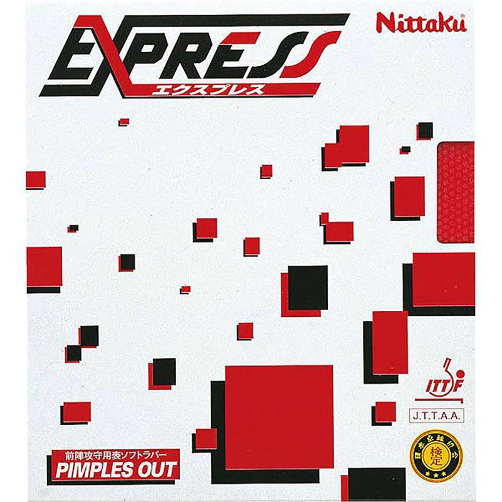 Nittaku Table Tennis Rubber Rubber_Express Top Soft Beginner NR-8521 Red Thick