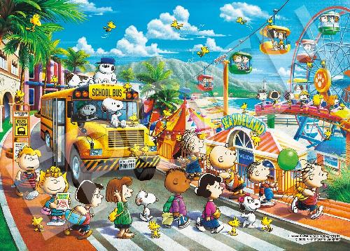 EPOCH 2000 Super Small Piece Jigsaw Puzzle PEANUTS Snoopy Beachside Land (38×53cm) 54-717s Glue Included Spatula Included Point Voucher Included EPOCH