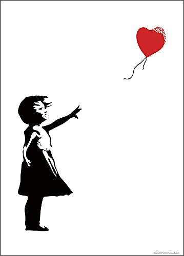 Beverly 600-Piece Jigsaw Puzzle: Balloon Girl (38×53 cm) 66-197 Black and White