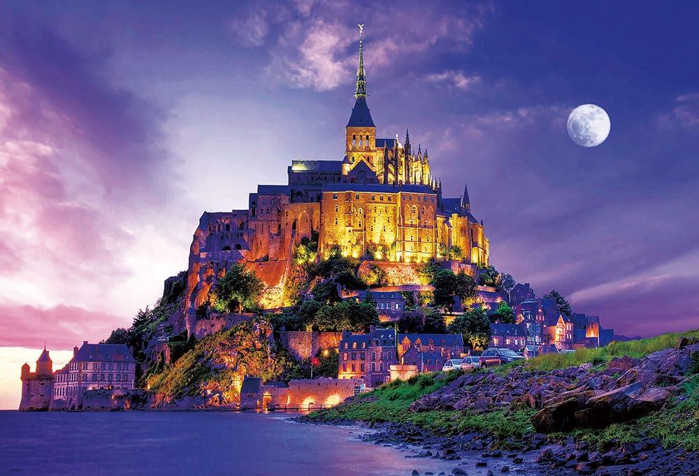 Beverly 1000-Piece Jigsaw Puzzle Twilight Mont Saint-Michel (49×72 cm) 1000-061