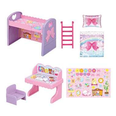 Pilot Pocket Mel-chan Parts Bed & Desk Set For ages 3 and up