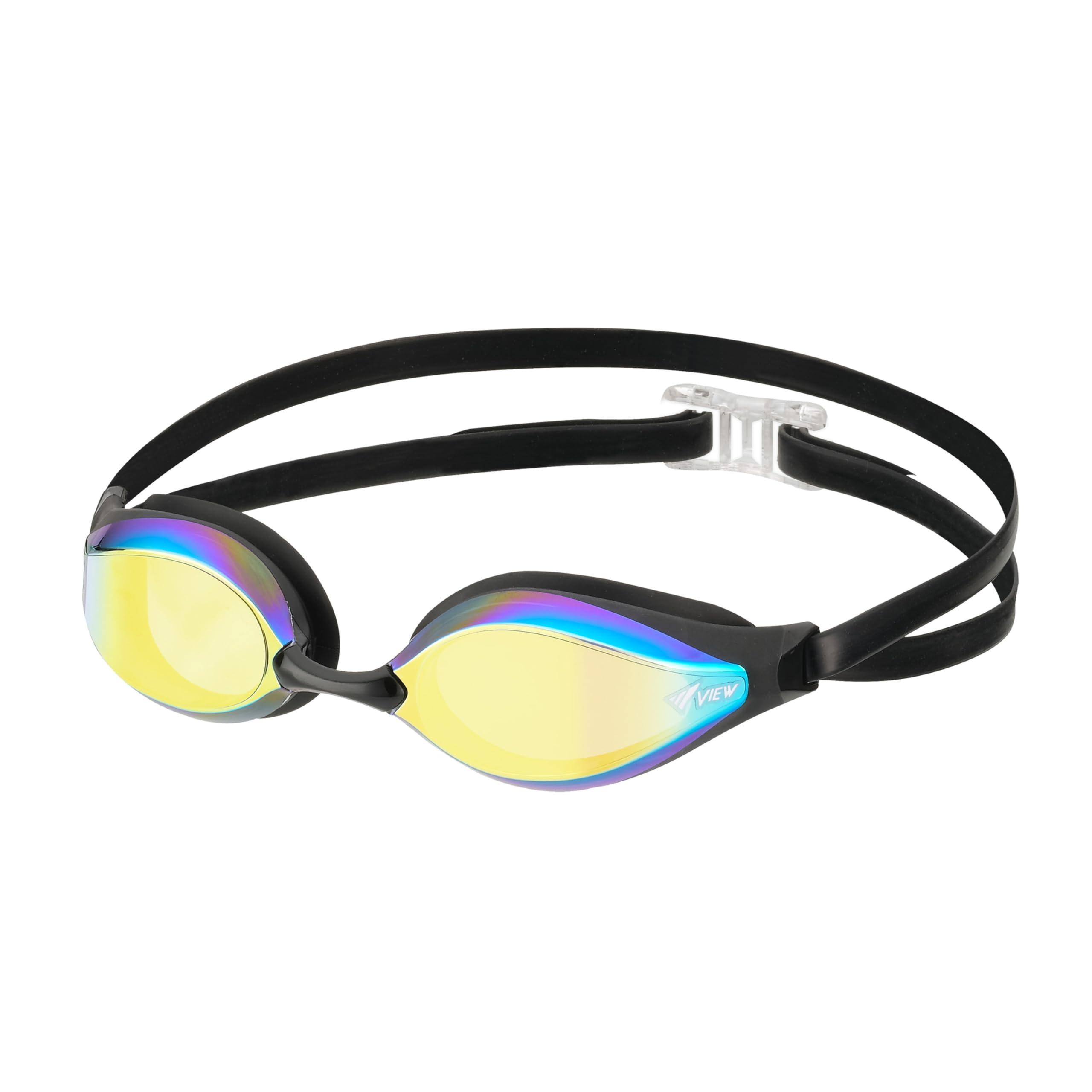 [View] Swimming Goggles AILE (Eil) Made in Japan Racing Cushioned Mirror Type For Ages 10 and Up WA-Approved Model Fitness Compatible Anti-Fog Function SWIPE Equipped V240SAM SKGO