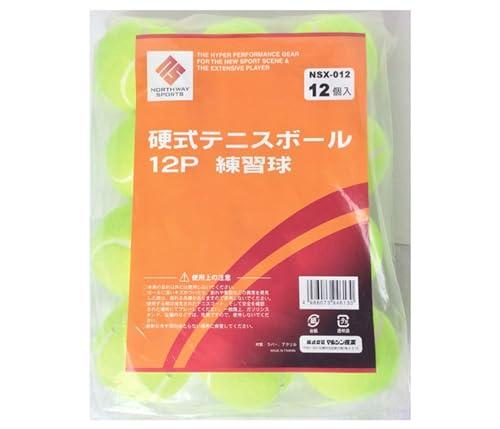 Hard Tennis Balls, 12-Pack