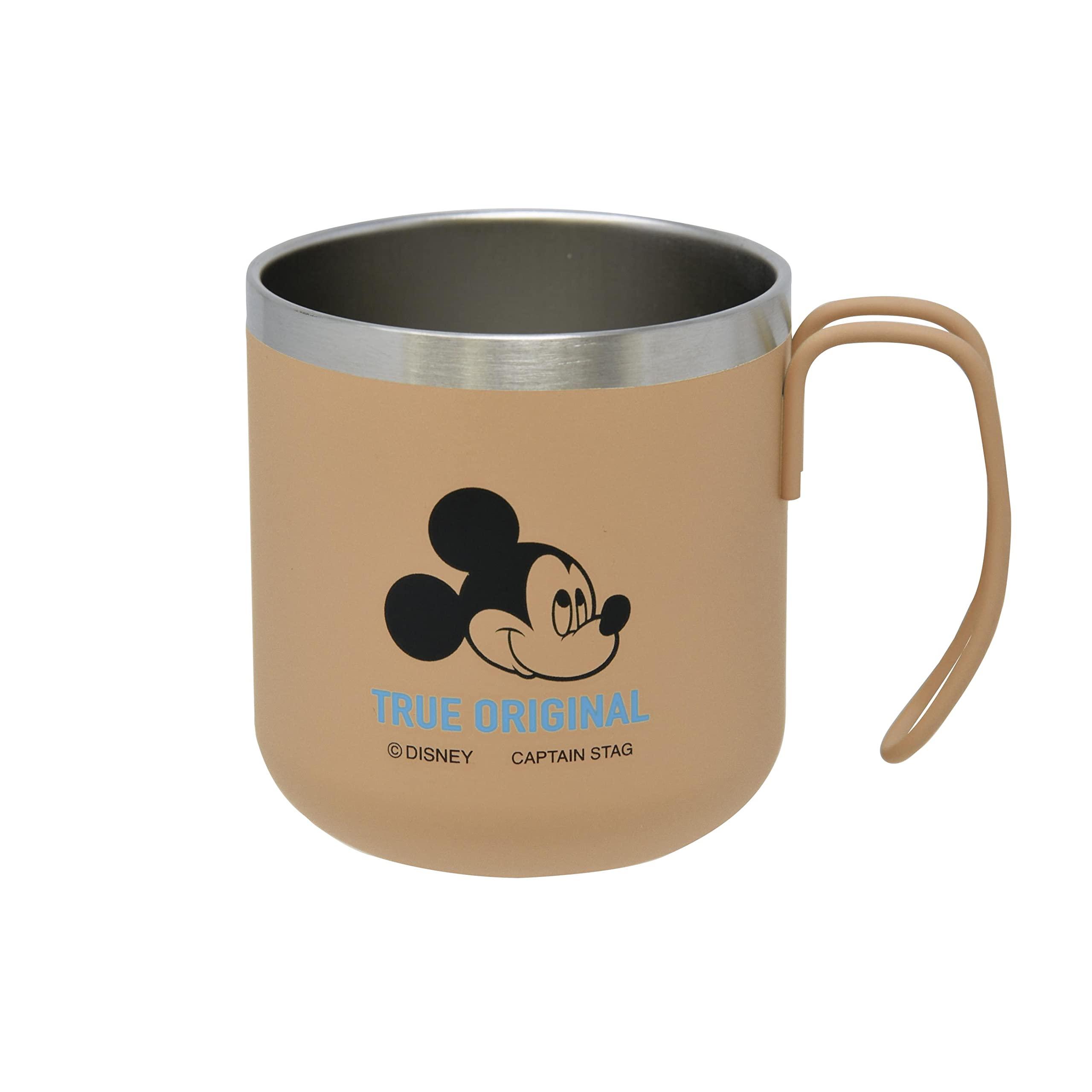 PEARL METAL CAPTAIN STAG Disney Outdoor Cup Mug Double Stainless Steel Vacuum Insulated Keep Warm/Keep Cold 300ml Mickey/Original MA-2331