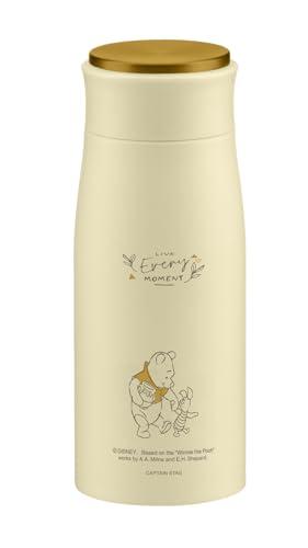 Captain Stag Disney Outdoor Water Bottle Direct-Drink Vacuum Insulated Thermal Bottle MP Personal Bottle 350ml Winnie the Pooh/Best Friends MA-2341
