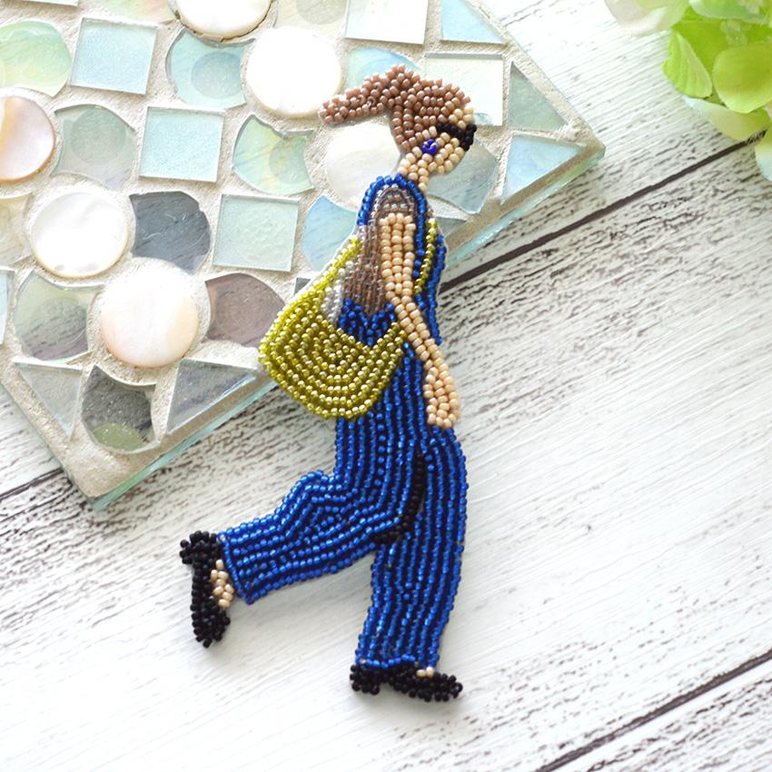 MIYUKI Bead Kit Outing Brooch Kit Shopping HCA14//1