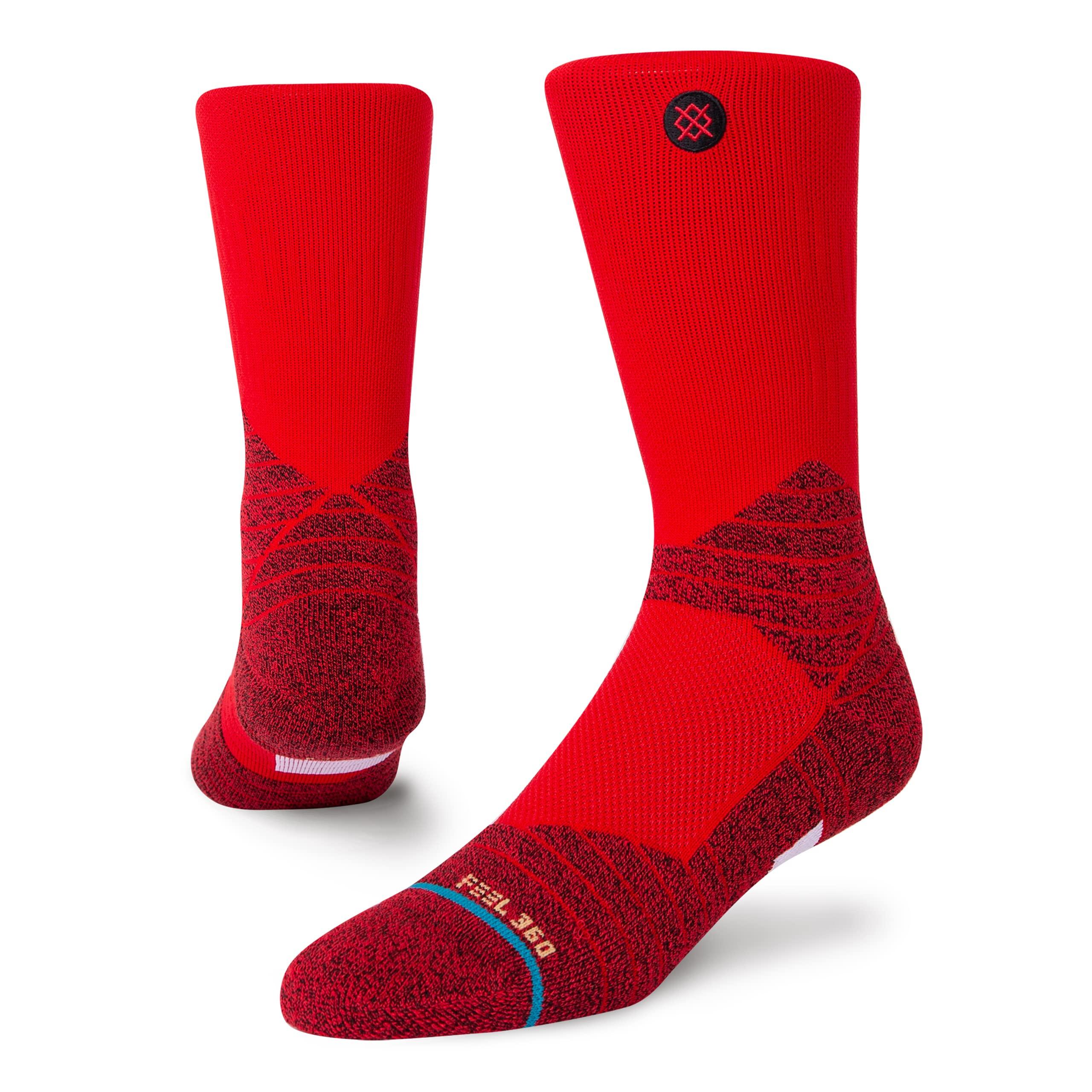 [Style] Short Socks ICON SPORT CREW Men's RED (01010) L