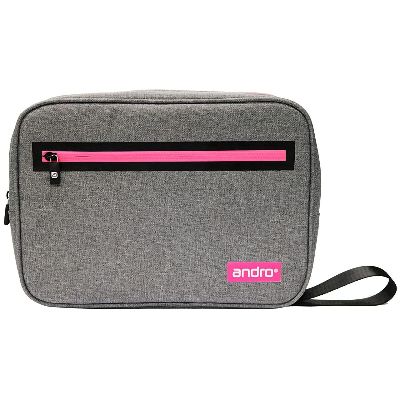 [Andro] Table Tennis Racket Case Andro SQ Case 2 Gray x Pink Gray × Pink