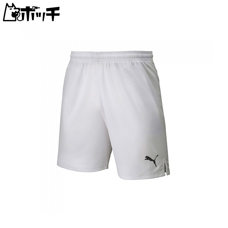 [PUMA] Soccer Moisture-Wicking Quick-Dry Shorts 729971 Men's Fall/Winter 2024 Colorway PUMA White/Black (04) M