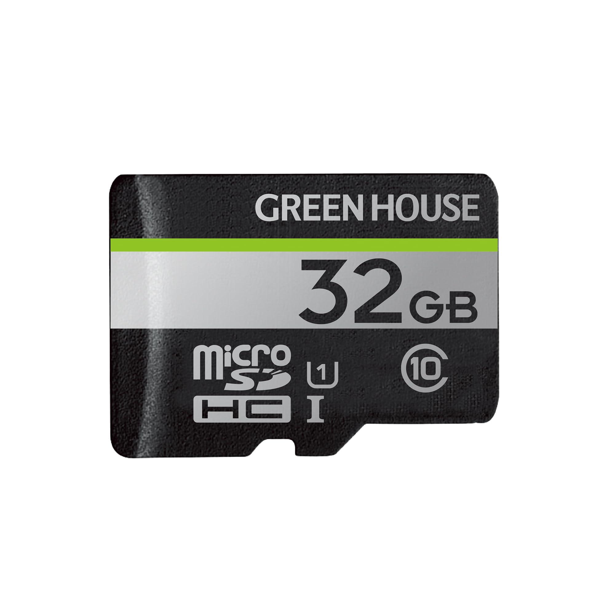 Greenhouse microSDHC Card (with Adapter) UHS-I Class 10 GH-SDM-UA Series (32GB) GH-SDM-UA32G