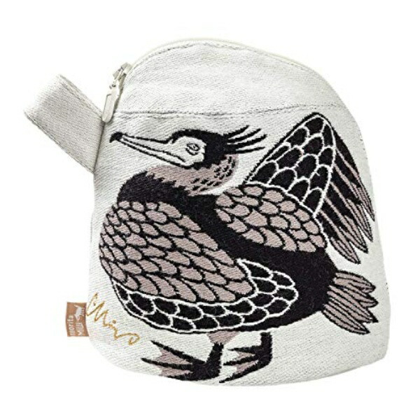 Kusunohashi Monori MiW Pouch with Gusset The Grinning Ones by the Riverbank Ivory