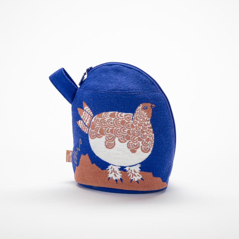 morita MiW Pouch with Pocket / Spring-Calling Pair of Japanese Crested Ibis