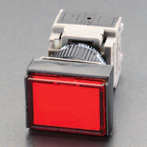 16mm Push Button Switch (Square/Red LED)  21(W)×52.5(D)×18(H)mm