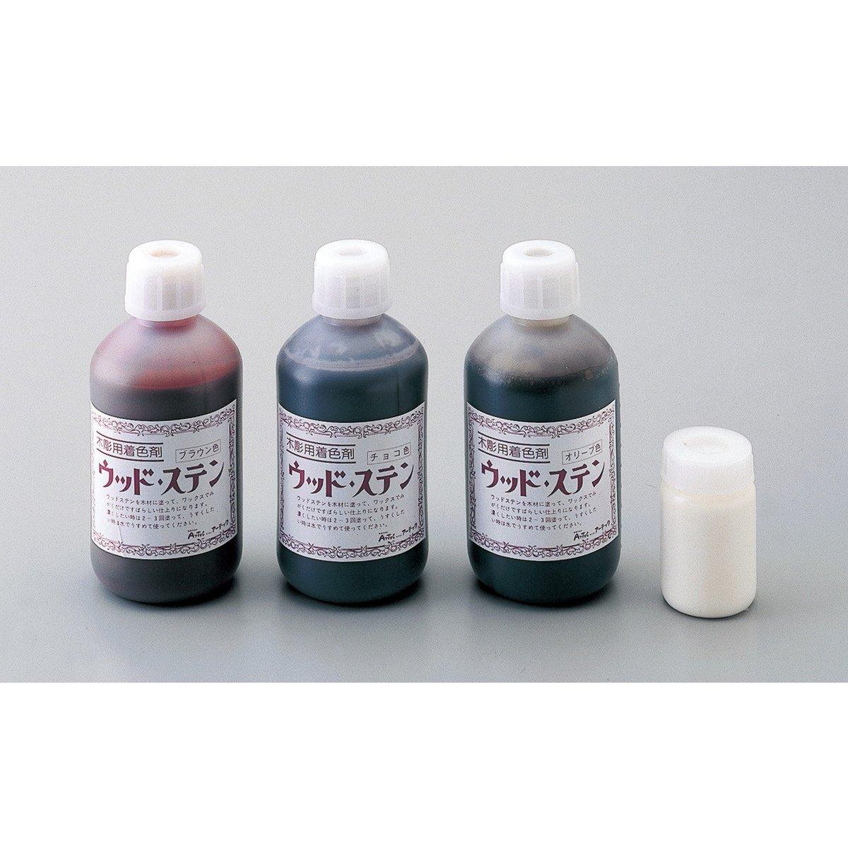 Artec Wood Stain Water-Based Liquid with Wood Carving Wax 31902 Olive