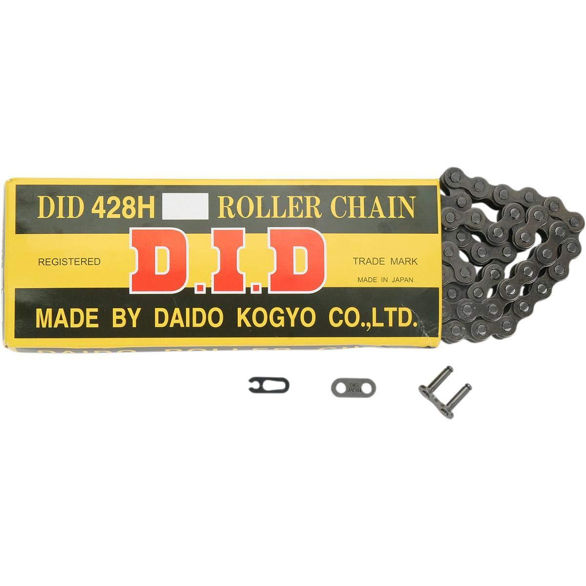 D.I.D (Daido Kogyo) Motorcycle Chain with Clip Joint Included 428D-110RB STEEL (Steel) Two-Wheeler Motorcycle Use