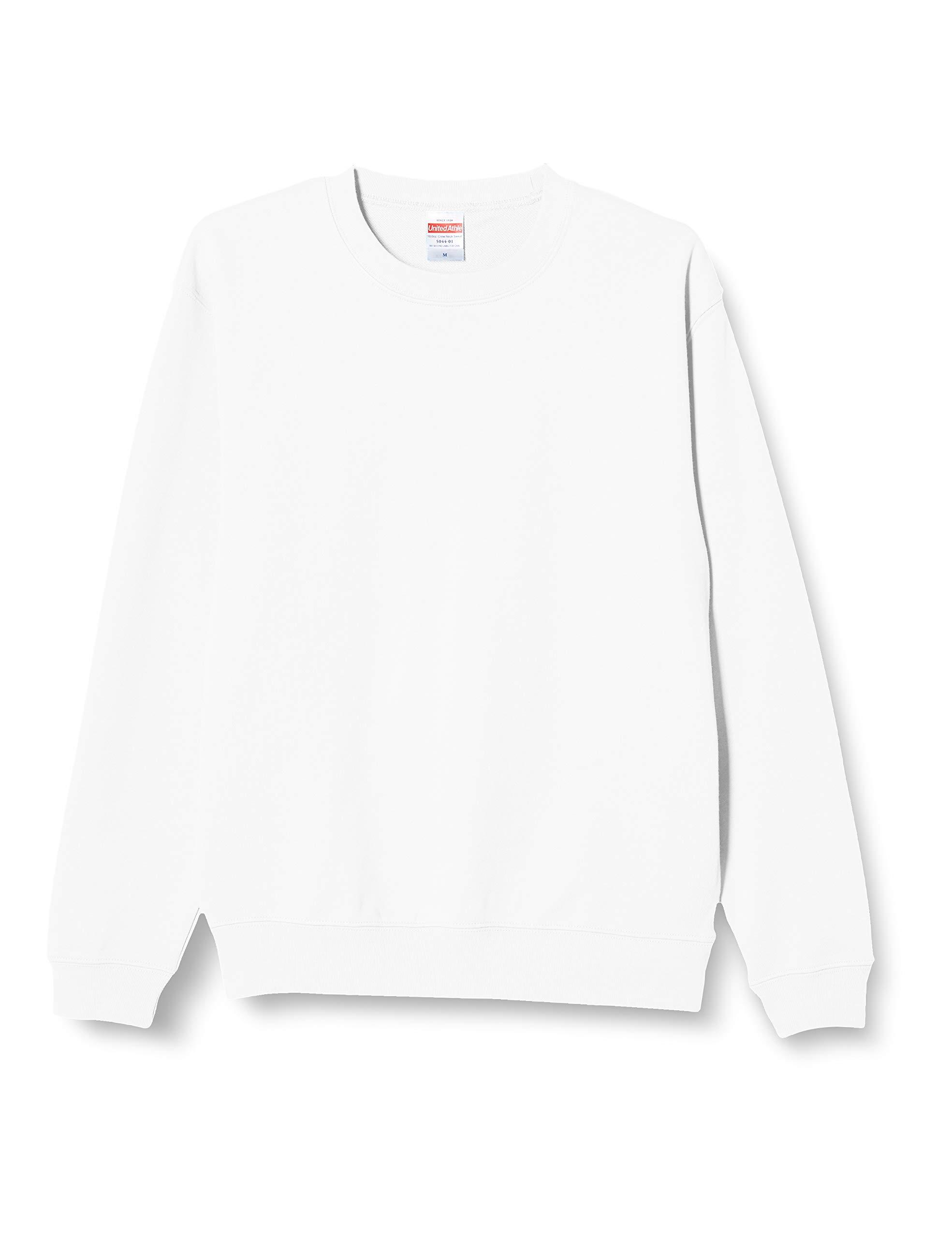 [United Athle] 10.0 oz Crew Neck Sweatshirt (Brushed Pile) 504401 001 White S