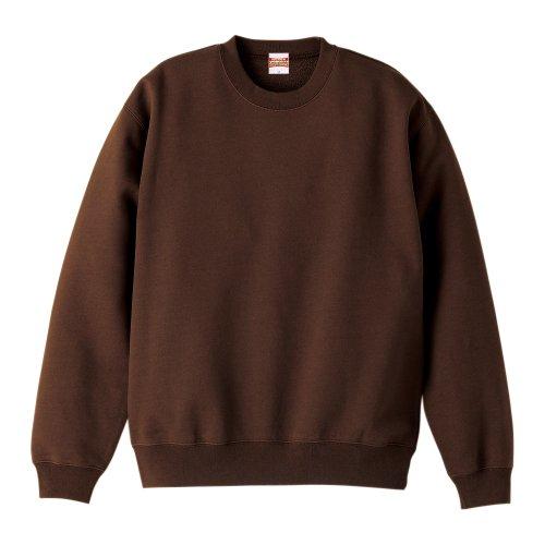 [United Athle] 10.0 oz Crew Neck Sweatshirt (Brushed Pile) 504401 052 Dark Brown S