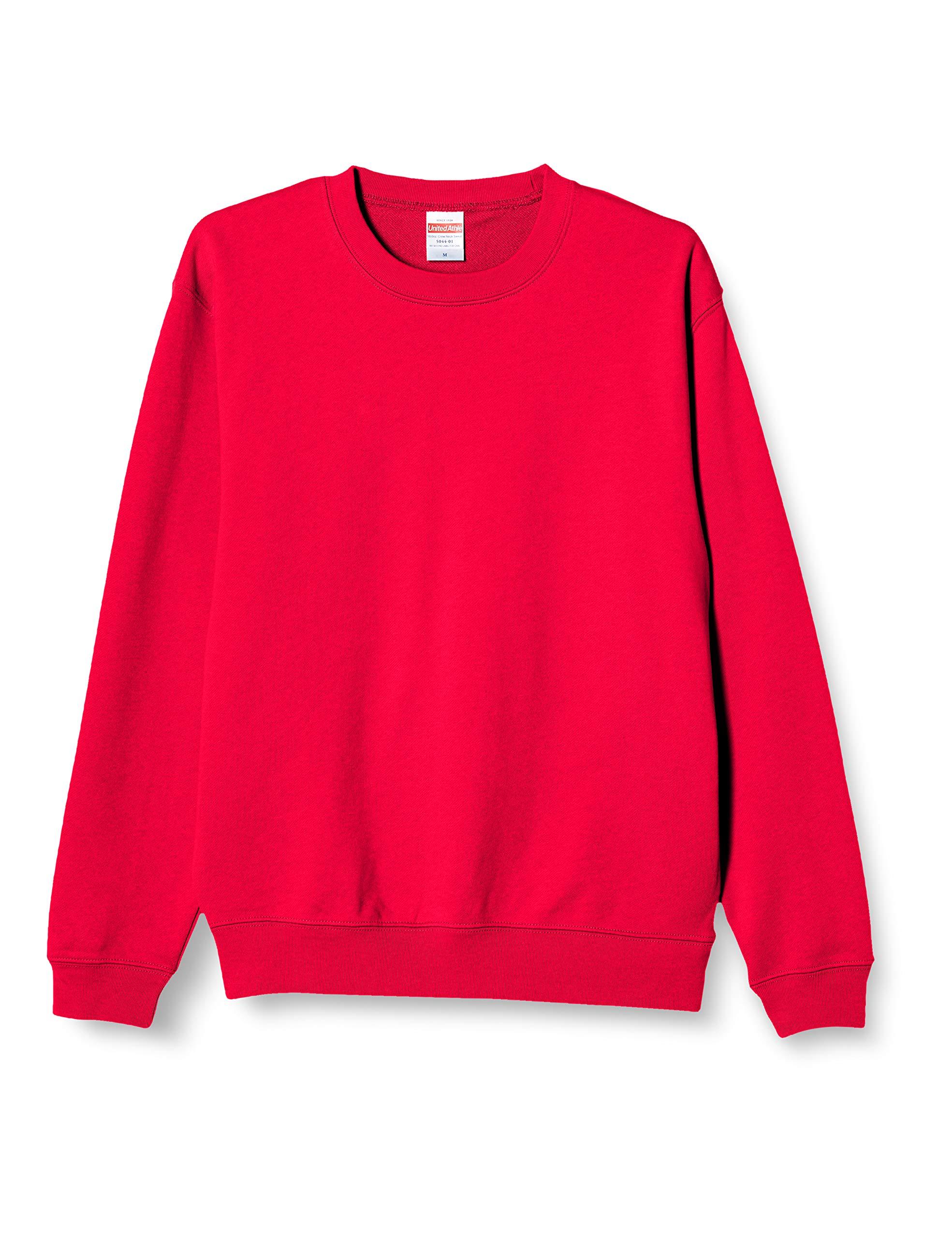 [United Athle] 10.0 oz Crew Neck Sweatshirt (Brushed Pile) 504401 069 Red S