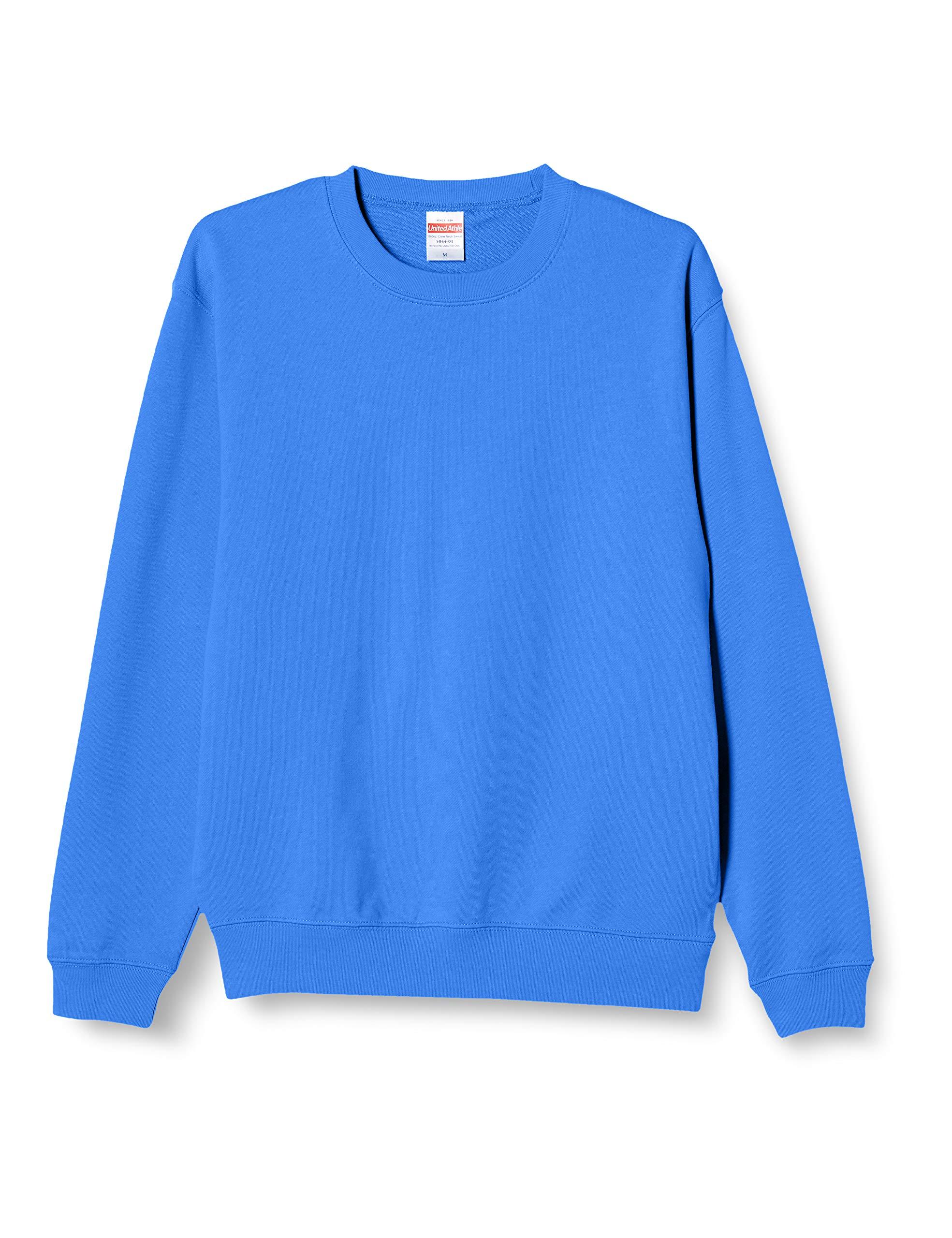[United Athle] 10.0 oz Crew Neck Sweatshirt (Brushed Pile) 504401 085 Royal Blue L