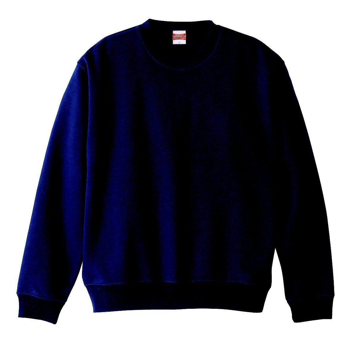 [United Athle] 10.0 oz Crew Neck Sweatshirt (Brushed Pile) 504401 086 Navy S