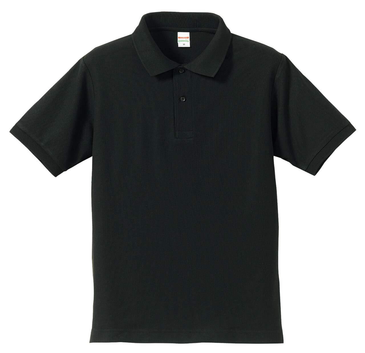 [United Athle] 5.3 oz Dry Kanoko Utility Polo Shirt 505001 [Men's] 002 Black XXXXL