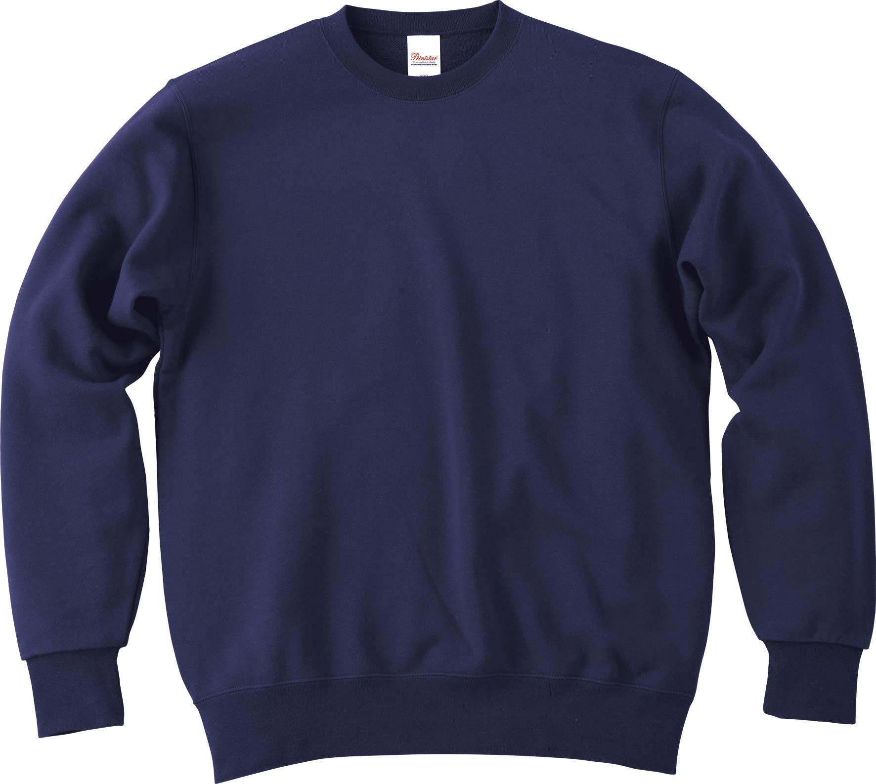 [Printstar] Sweatshirt 9.7 oz Brushed Standard Trainer 00183-NSC Men's Navy XS (Equivalent to Japanese size XS)