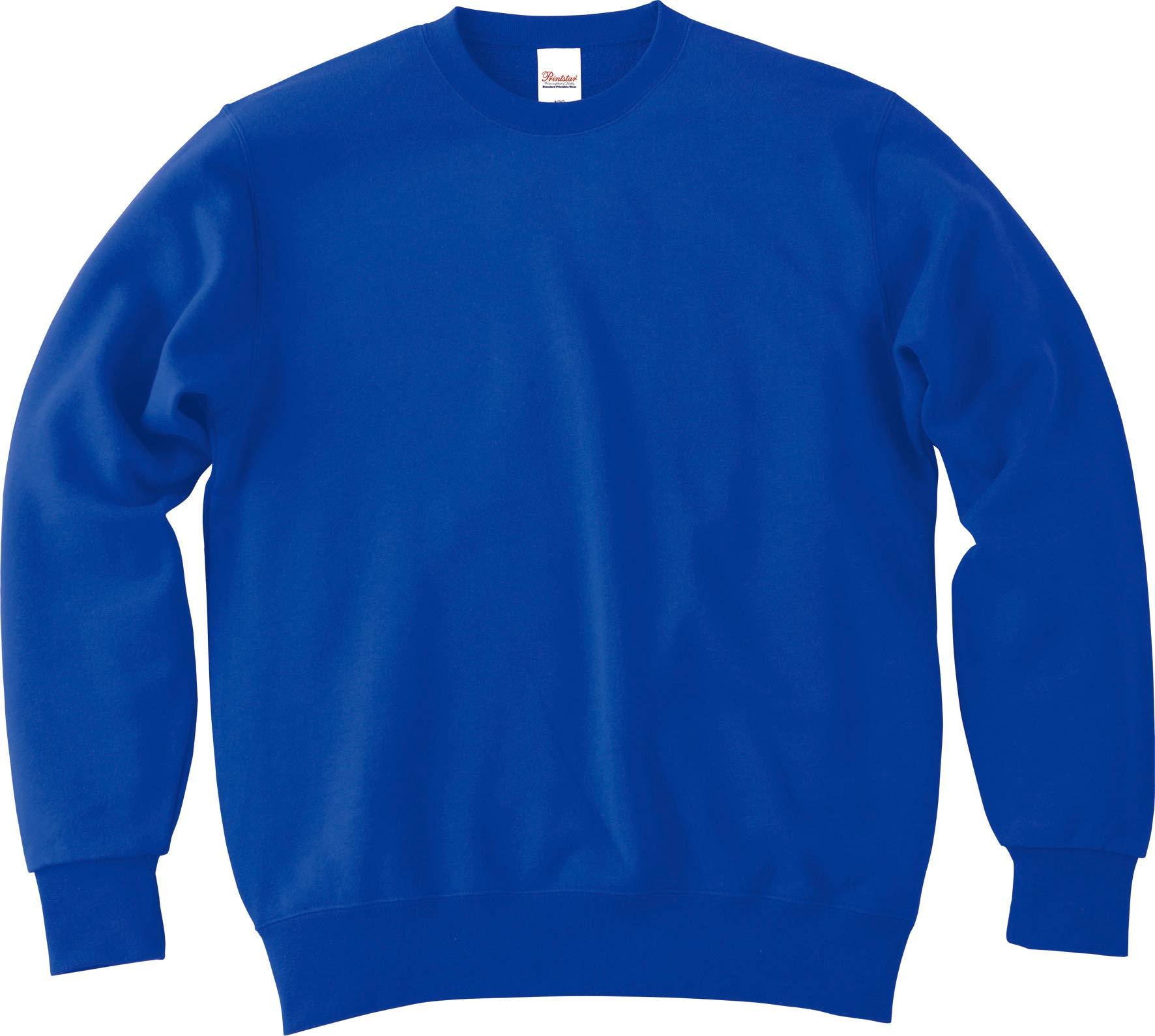 [Printstar] Sweatshirt 9.7 oz Brushed Standard Trainer 00183-NSC Men's Royal Blue S (Equivalent to Japanese Size S)