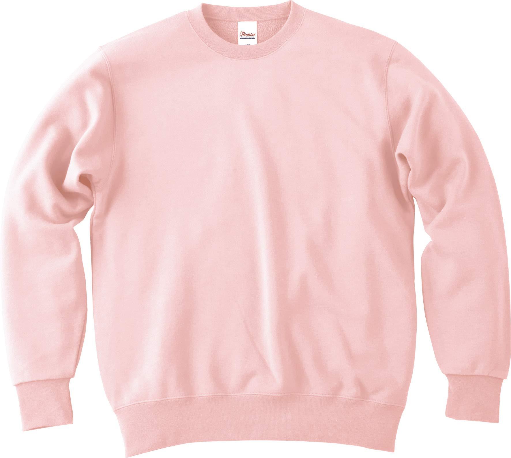 [Printstar] Sweatshirt 9.7 oz Brushed Standard Trainer 00183-NSC Men's Light Pink M (Equivalent to Japanese Size M)