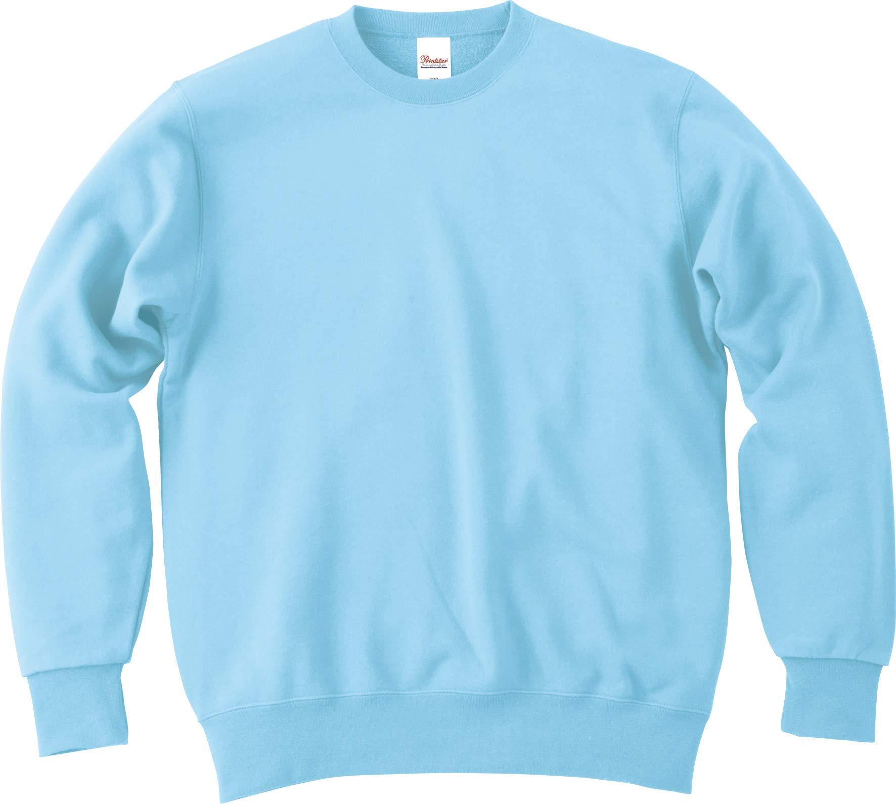 [Printstar] Sweatshirt 9.7 oz Brushed Standard Trainer 00183-NSC Men's Light Blue M (Equivalent to Japanese Size M)