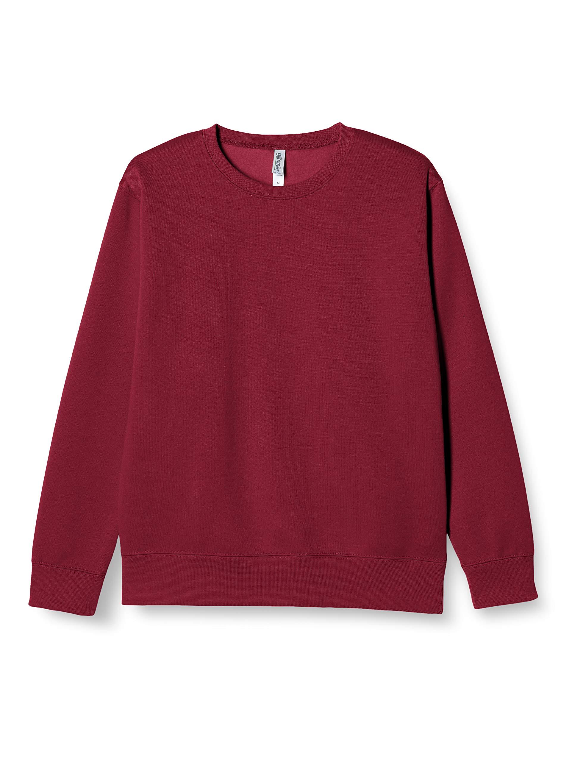 [Glimmer] 10.0 oz Dry Fleece-Lined Sweatshirt 00346-AFC [Men's] 00346-AFC Burgundy Japan M (Equivalent to Japanese Size M)