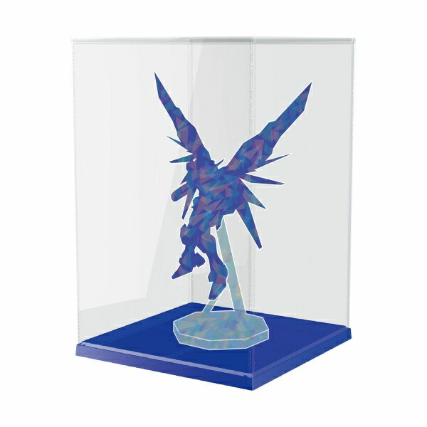 Hobby Base Premium Parts Collection Model Cover Plus Extra Large Base Color Marine Blue Clear PVC W30×D30×H44cm (Internal Dimensions) K103MB Display Case