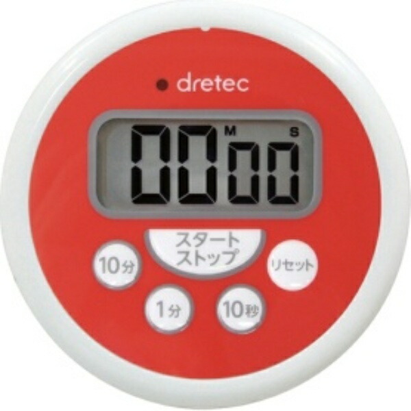 DORITEC Washable Timer Red T-533RDHA 1 piece