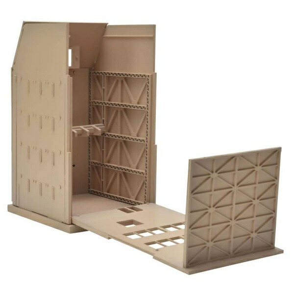 Tomytec 1/144 Geo-Collection Combat Series DCM19 Camouflaged Building C Pre-painted Plastic Model 321101